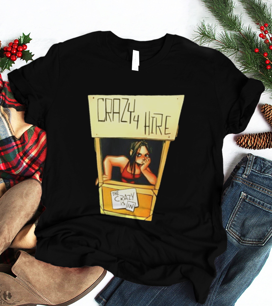 Nemi Montoya Crazy 4 Hire Comic Strip The Crazy Is T-Shirt