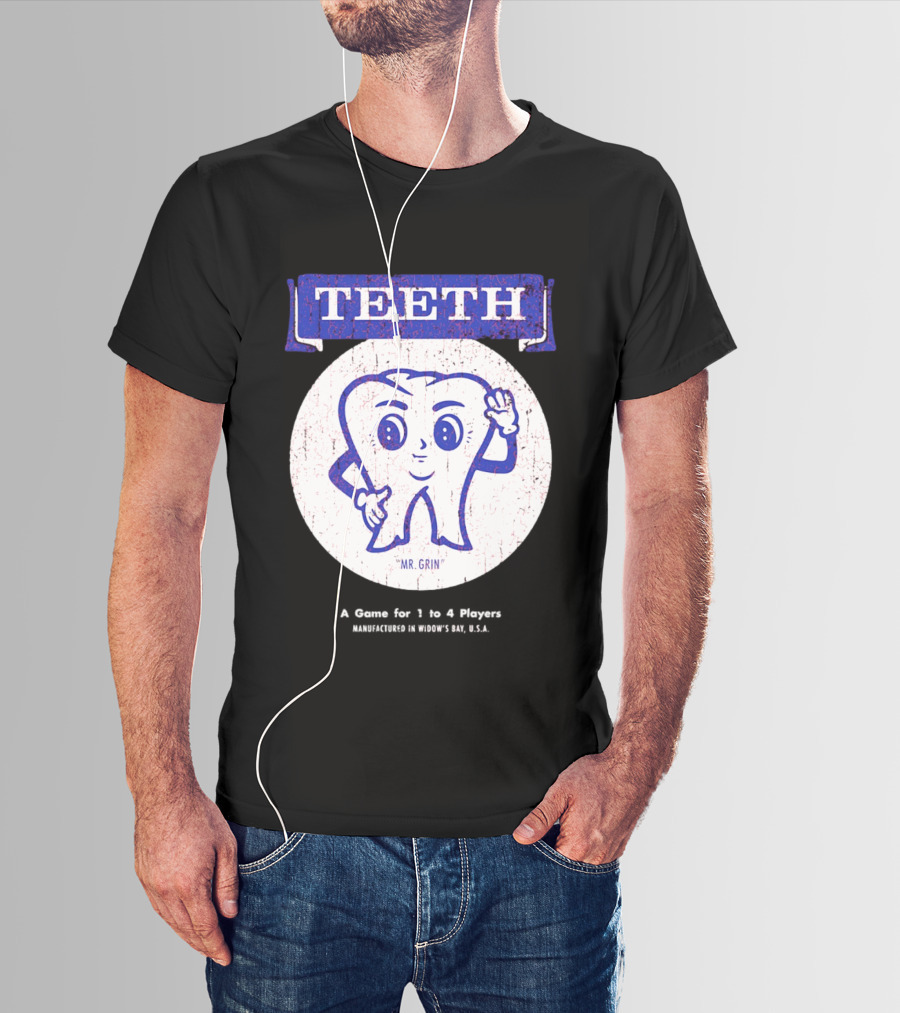 TEETH Mr. Grin Game For 1 To 4 Player T-Shirt