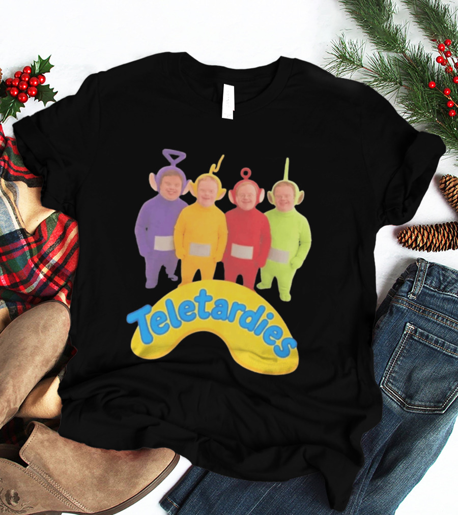 Teletardies Costume Characters Parody With Four T-Shirt