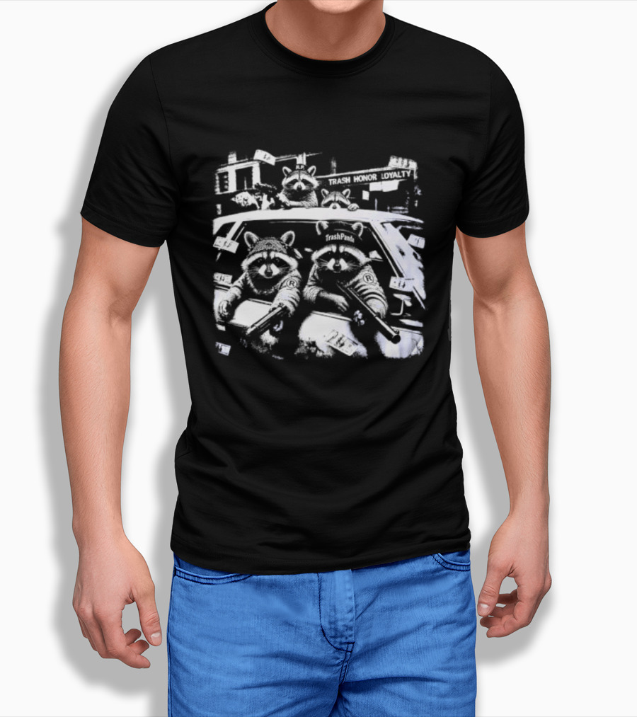 Trash Panda Gangster Raccoons Honor Loyalty RP T-Shirt
