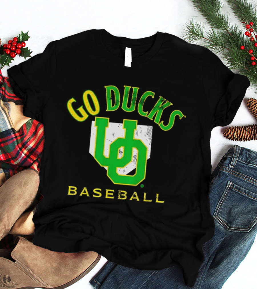 Go Ducks UO Oregon Baseball T-Shirt