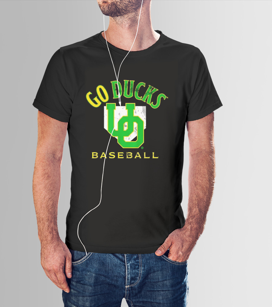 Go Ducks UO Oregon Baseball T-Shirt