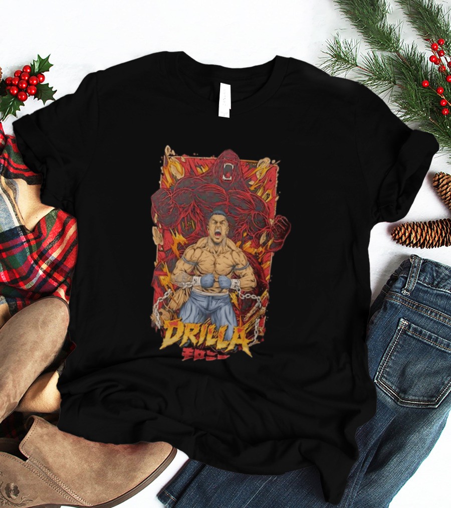 Drilla Gorilla Anthony Taylor Boxing MMA Warrior Explosion T-Shirt
