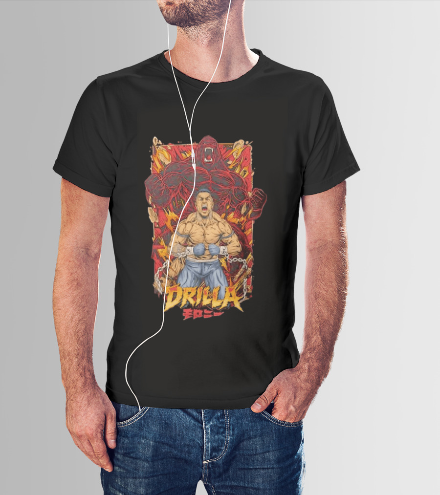 Drilla Gorilla Anthony Taylor Boxing MMA Warrior Explosion T-Shirt