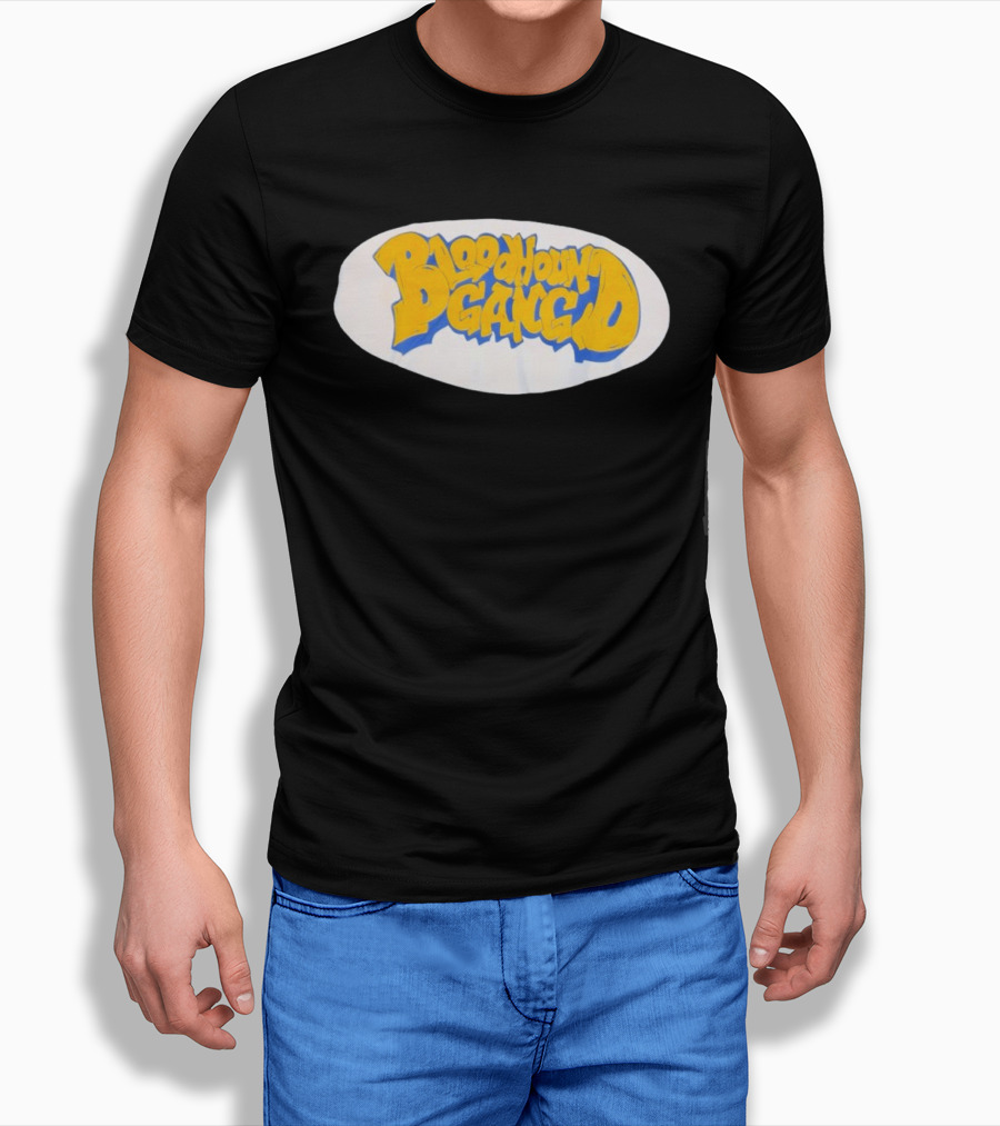 Bloodhound Gang Bold Yellow And Blue T-Shirt
