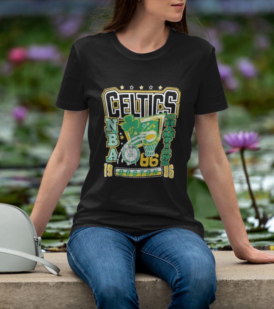 Celtics NBA Champions 1986 Boston '47 Collection T-Shirt
