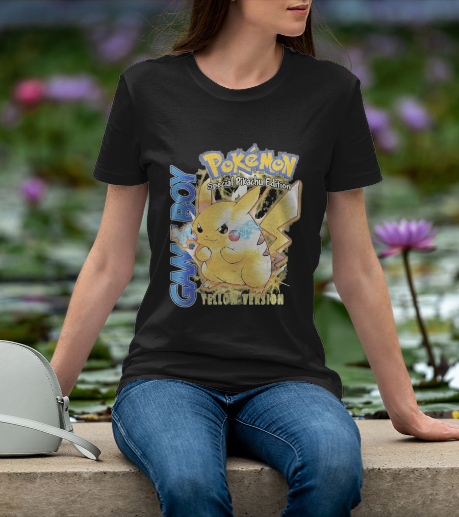 Game Boy Pokémon Special Pikachu Edition Yellow Version T-Shirt
