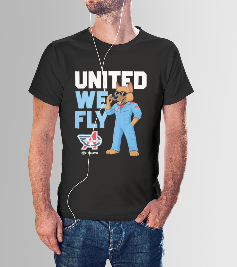 United We Fly Columbus Aviators UFL Maverick Navy T-Shirt