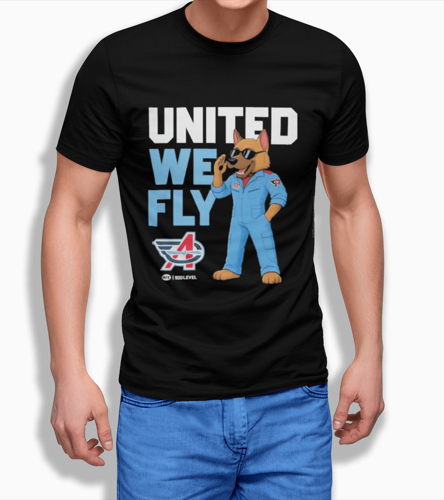 United We Fly Columbus Aviators UFL Maverick Navy T-Shirt