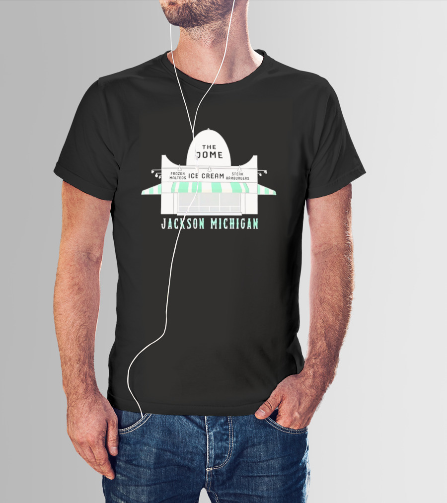 The Dome Ice Cream Shop Jackson Michigan T-Shirt