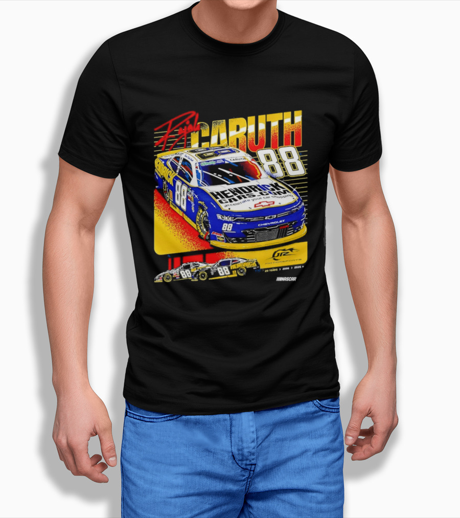 Ralph Caruth 88 Hendrick Cars.com Chevrolet Motorsports NASCAR Racing T-Shirt