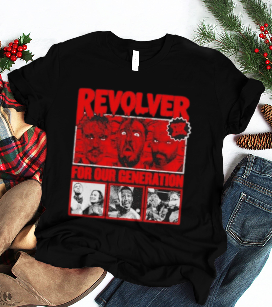 Revolver Horror Faces For Our Generation T-Shirt