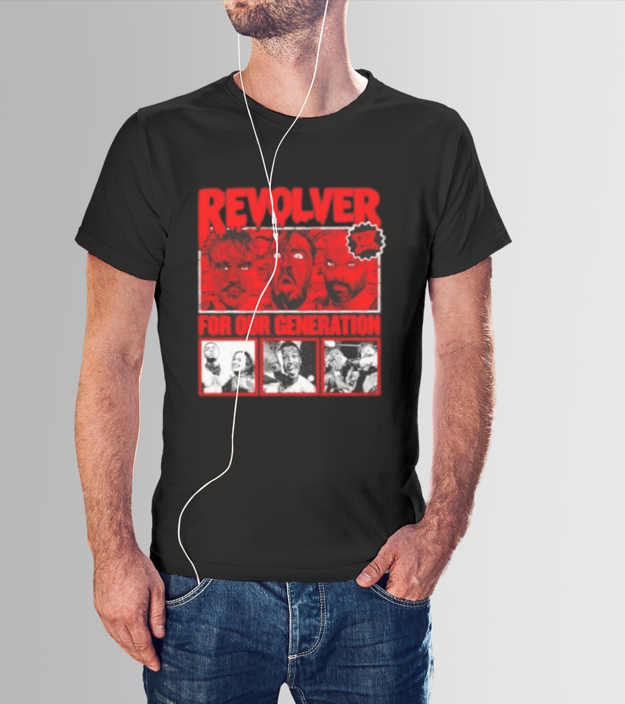 Revolver Horror Faces For Our Generation T-Shirt
