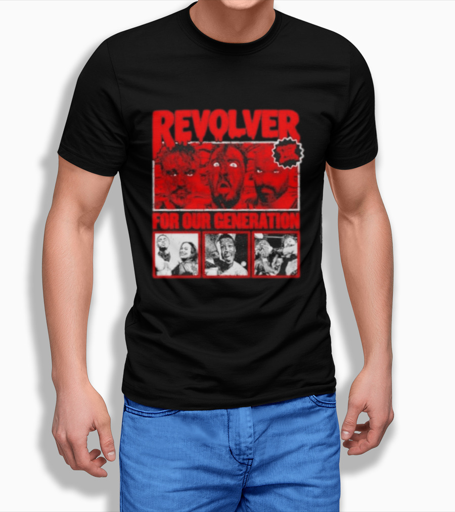 Revolver Horror Faces For Our Generation T-Shirt