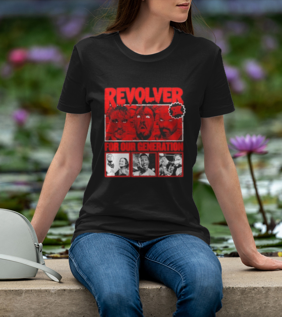 Revolver Horror Faces For Our Generation T-Shirt
