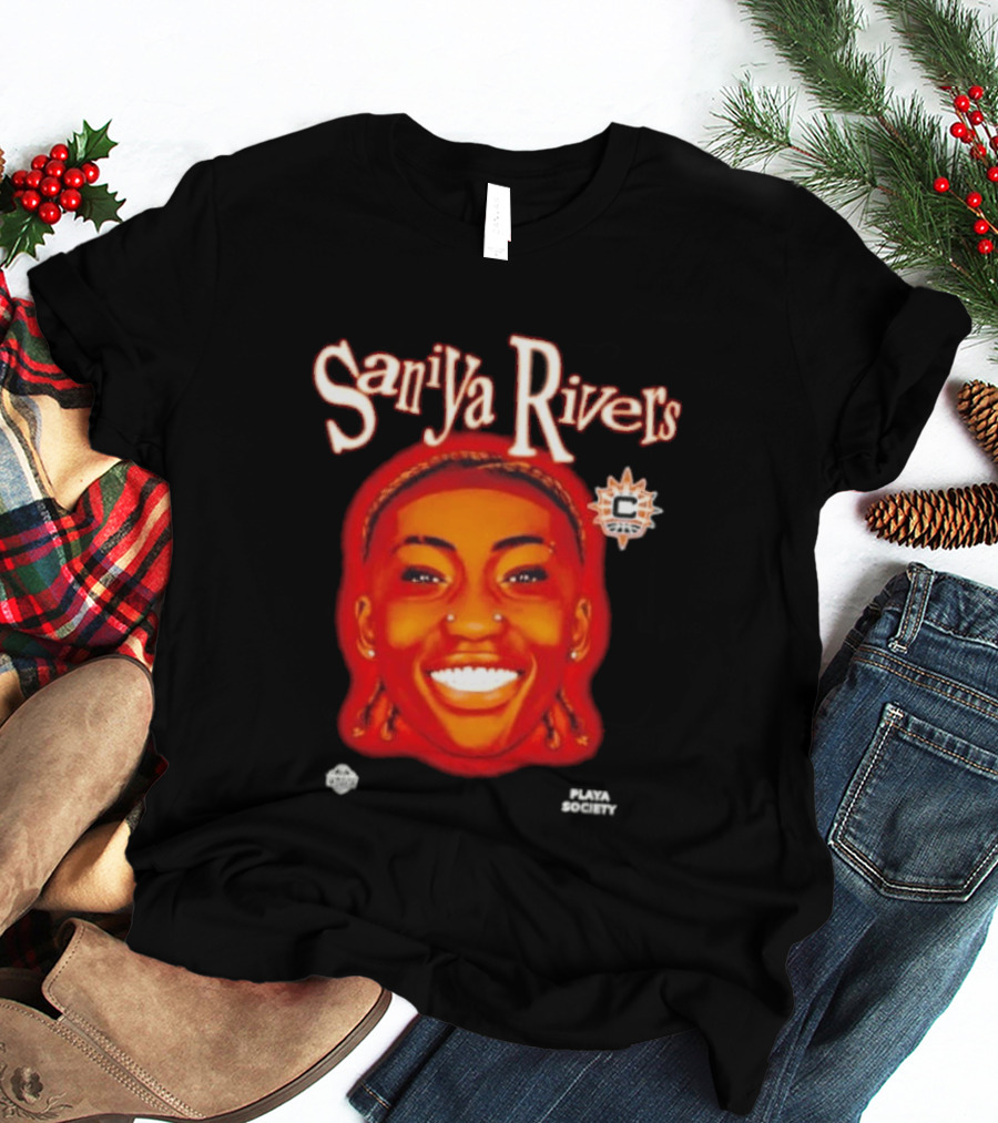 Saniyya Rivers Connecticut Sun Player Galaxy Big Head T-Shirt