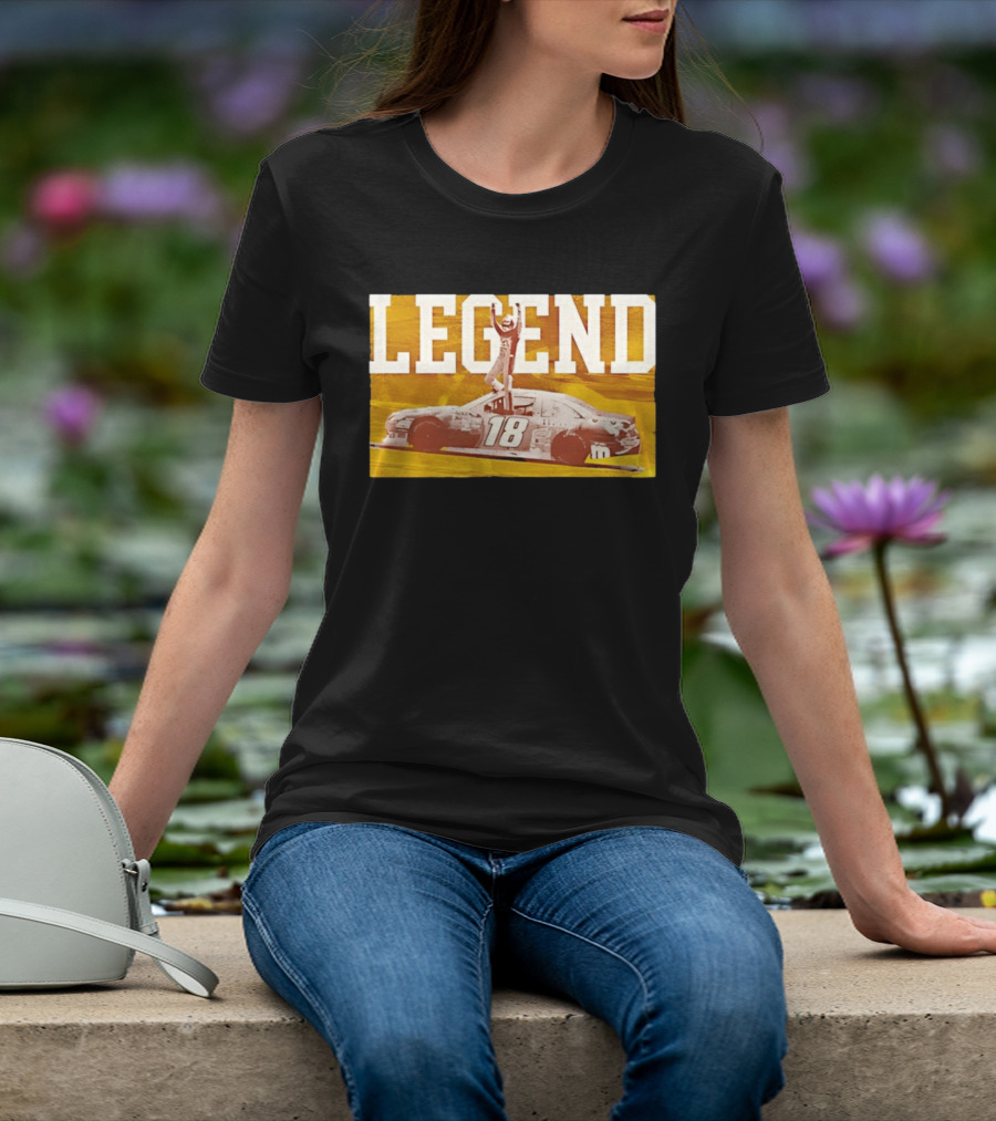 Kyle Busch 18 M&Ms Joe Gibbs Racing NASCAR Cup Series Legend Victory Celebration T-Shirt