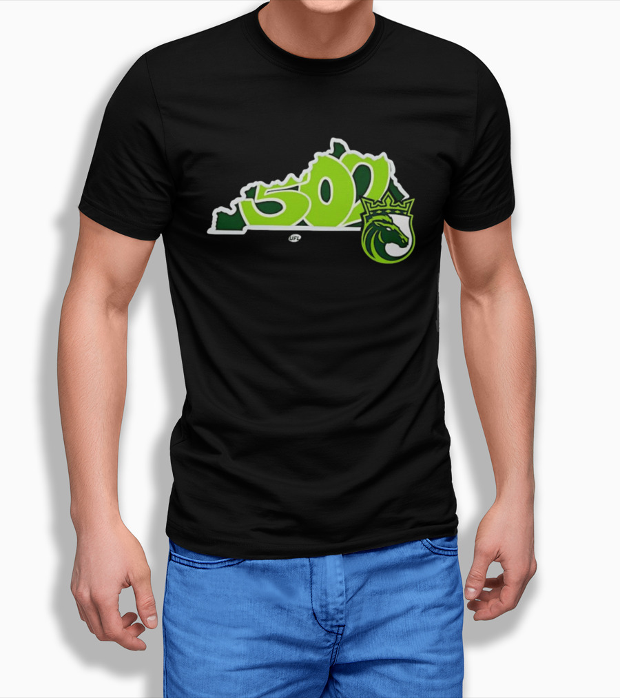 Louisville Kentucky 502 Xtreme United Football UFL Dragon Crest T-Shirt