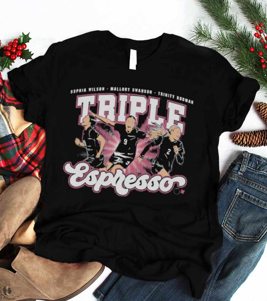 Sophia Wilson Mallory Swanson Trinity Rodman Triple Espresso 2026 27 T-Shirt