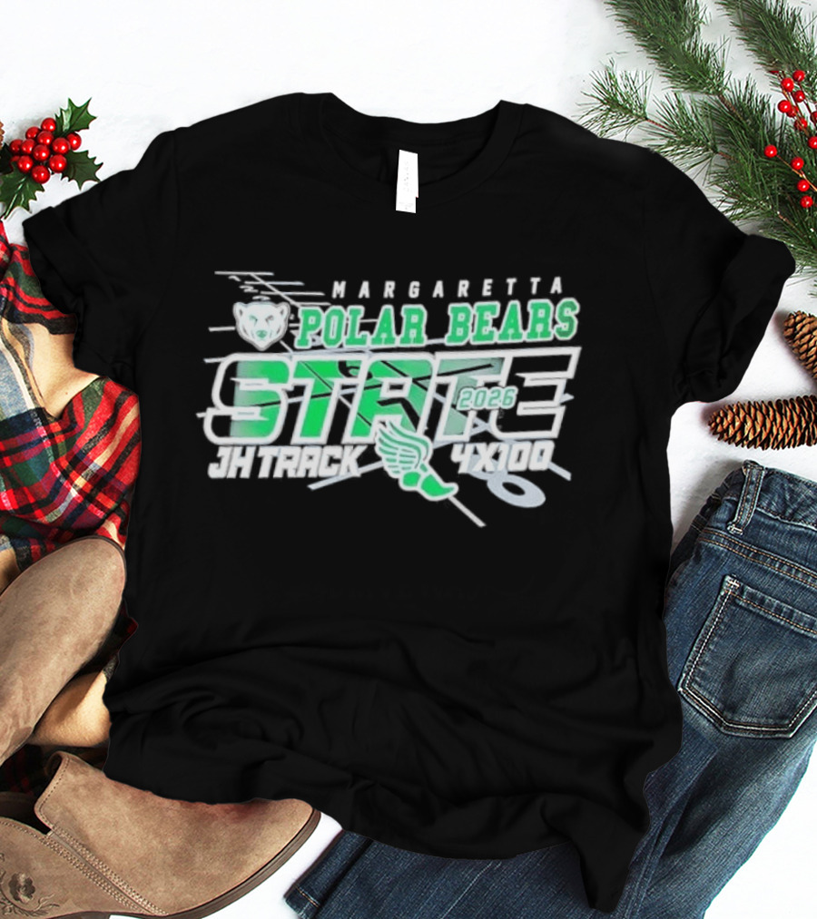 Margaretta Polar Bears 2026 State Track JH Winged Foot T-Shirt