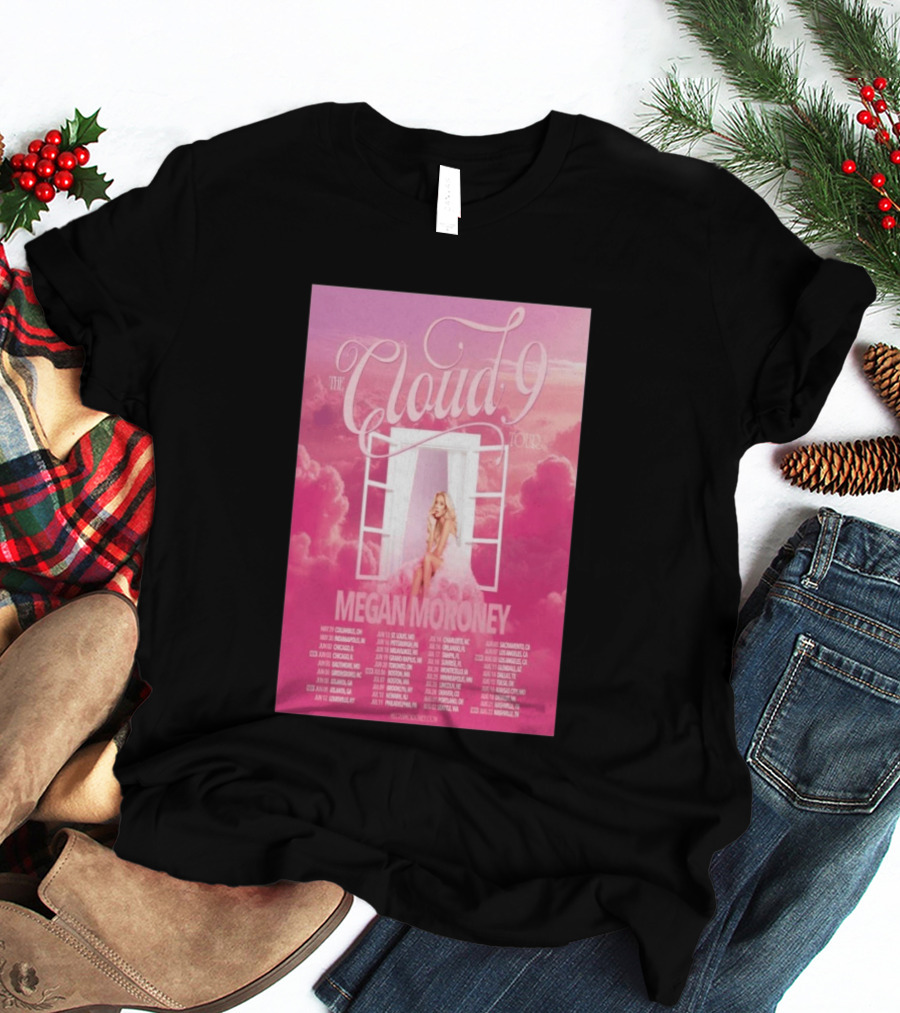 The Cloud 9 Tour Megan Moroney Chicago June 02 2026 T-Shirt
