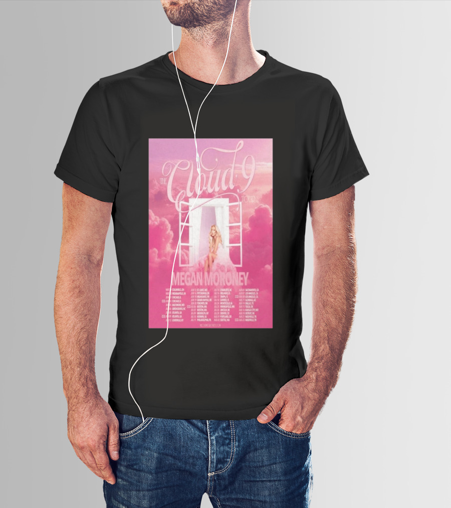 The Cloud 9 Tour Megan Moroney Chicago June 02 2026 T-Shirt