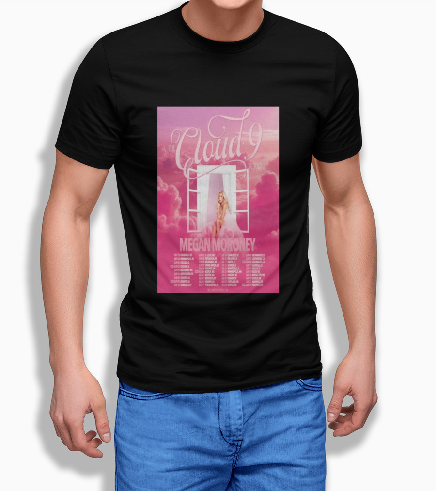 The Cloud 9 Tour Megan Moroney Chicago June 02 2026 T-Shirt