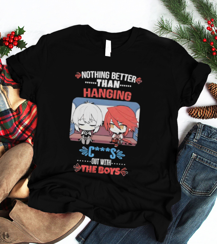 Stelle And Himeko Nothing Better Than Hanging Out With The Boys T-Shirt