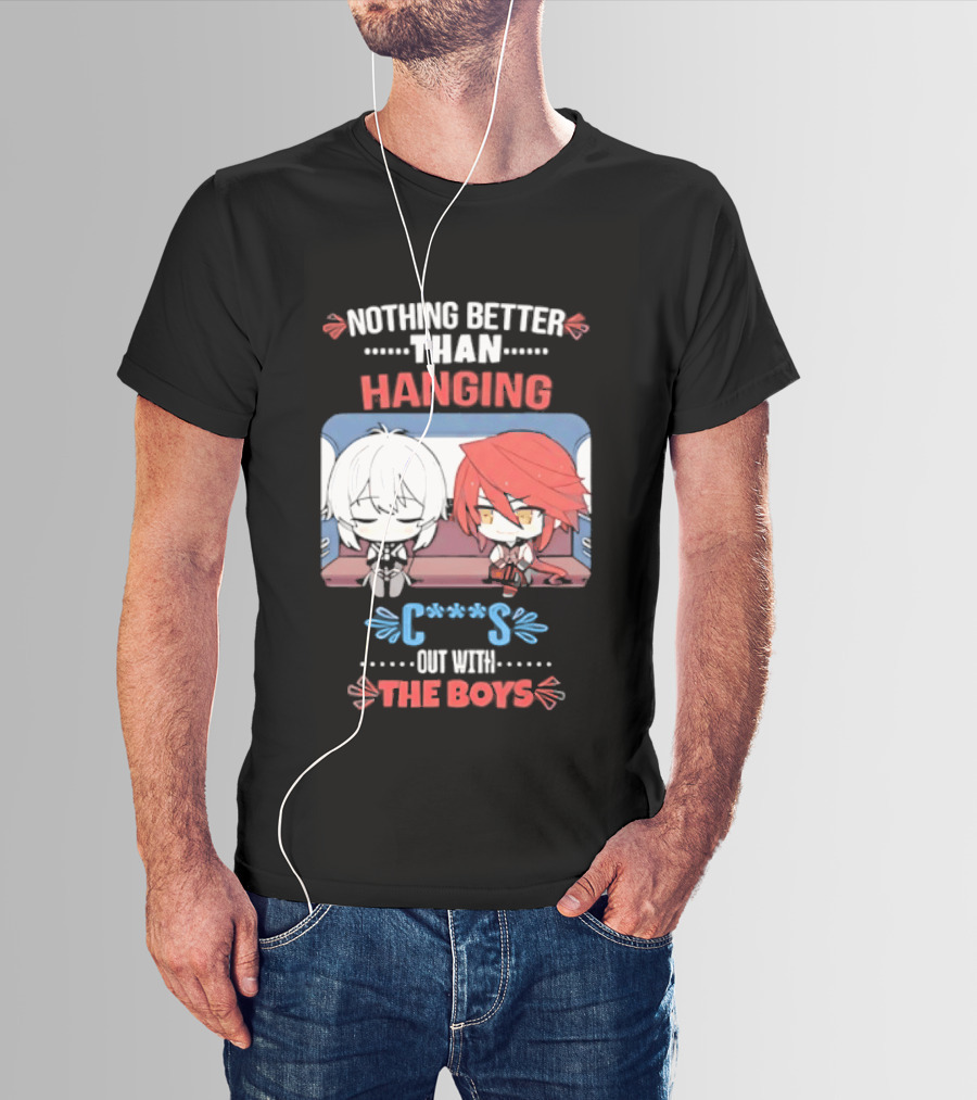 Stelle And Himeko Nothing Better Than Hanging Out With The Boys T-Shirt
