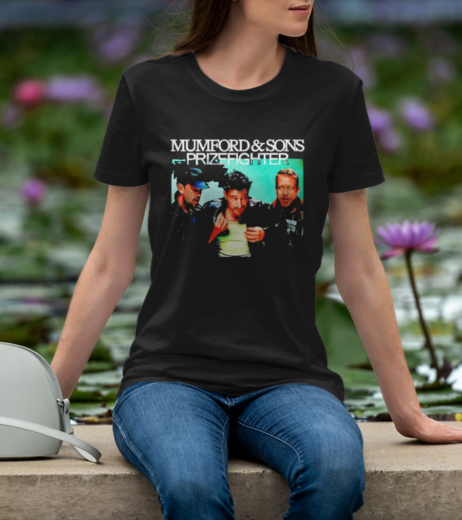 Mumford And Sons Prizefighter North America Tour 2026 City Dates Washed Vintage Band Merch T-Shirt