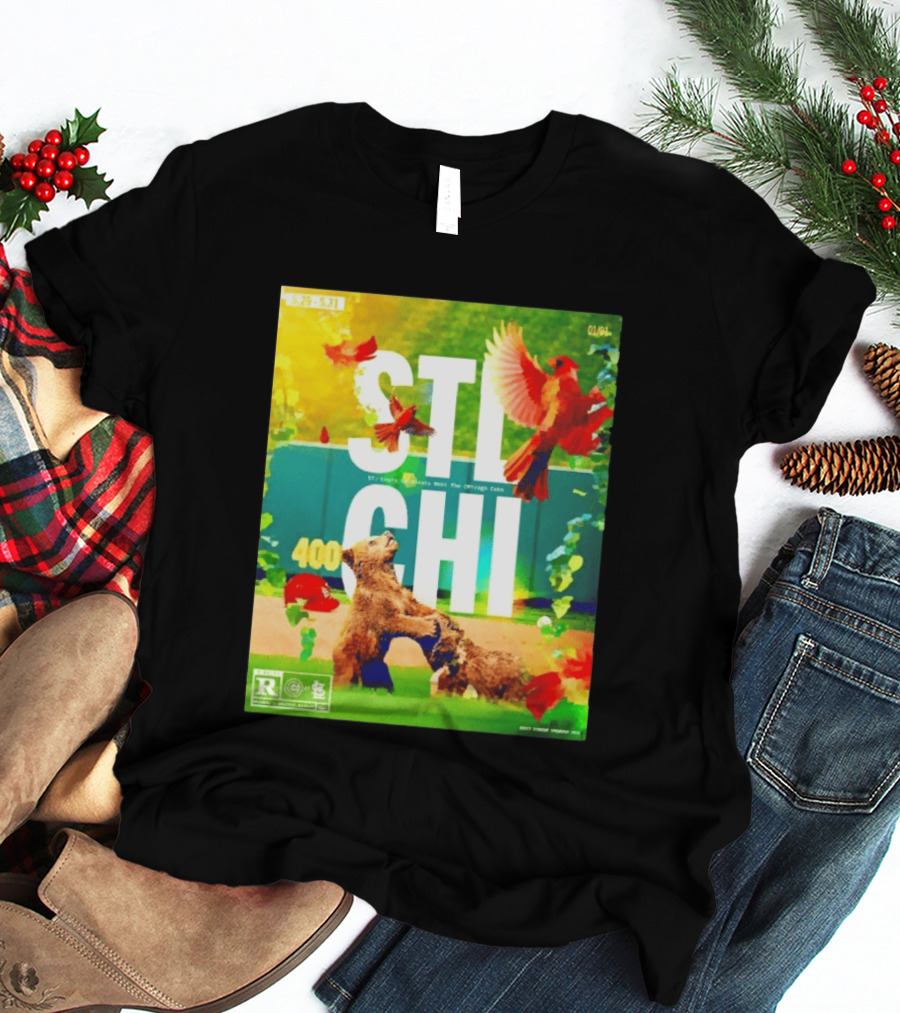STL CHI St Louis Cardinals Vs Chicago Cubs 400 Stadium Rivalry 9 25 31 T-Shirt