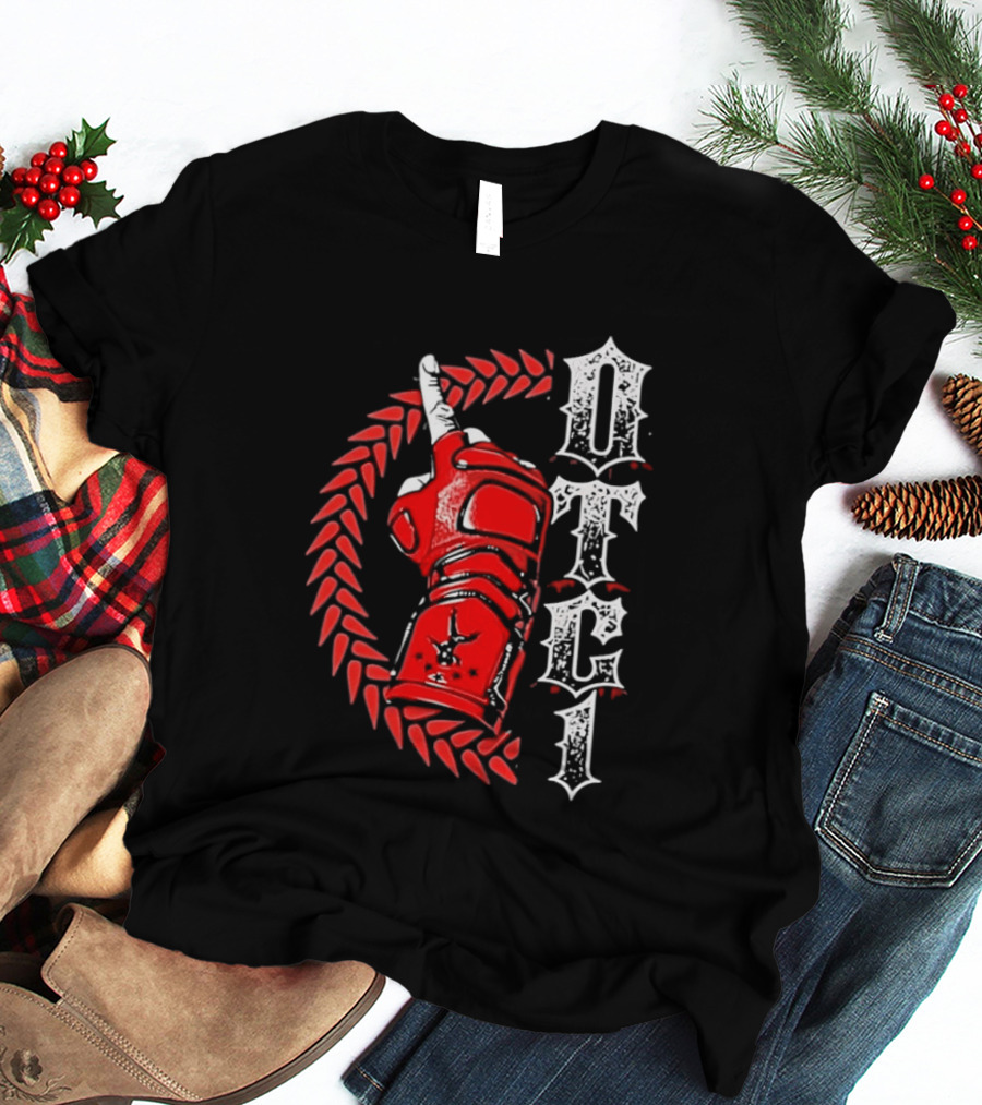 The Elite Bullet Club Pro Wrestling All Elite Wrestling AEW OTTC1 Red Glove T-Shirt