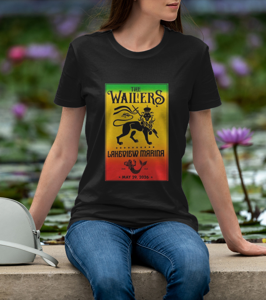 The Wailers Lakeview Marina Birmingham AL May 29 2026 Lion And Mermaid T-Shirt