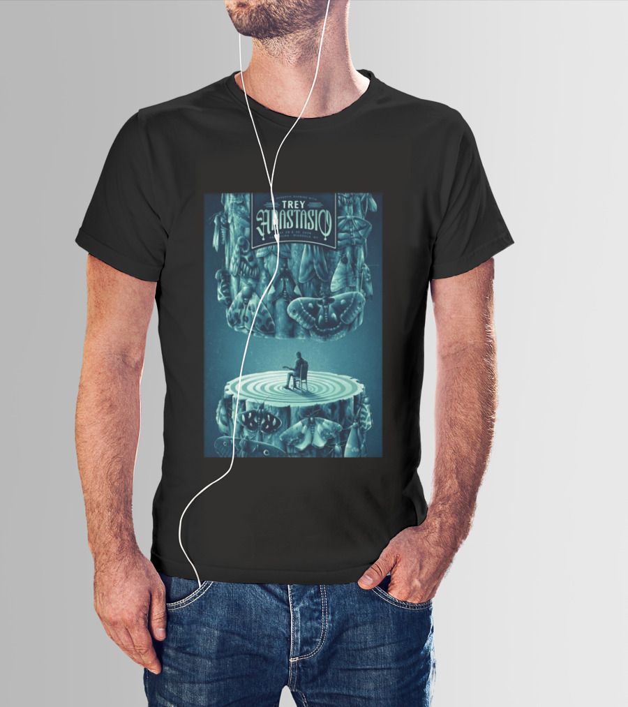 Trey Anastasio Acoustic Evening May 29 30 2026 Wilma Missoula MT Moth T-Shirt