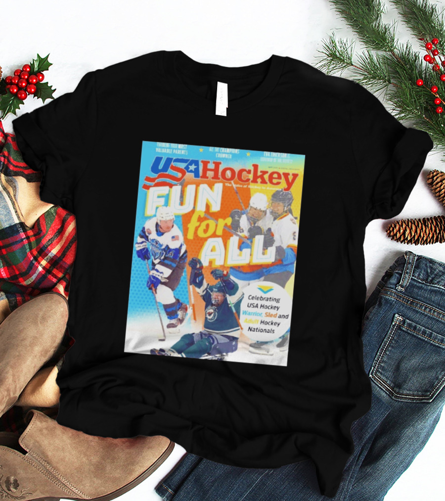 USA Hockey Fun For All Celebrating Warrior Sled And Adult Hockey Nationals T-Shirt