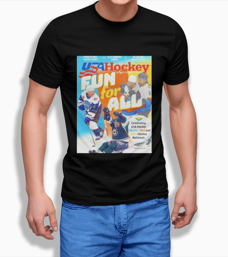 USA Hockey Fun For All Celebrating Warrior Sled And Adult Hockey Nationals T-Shirt