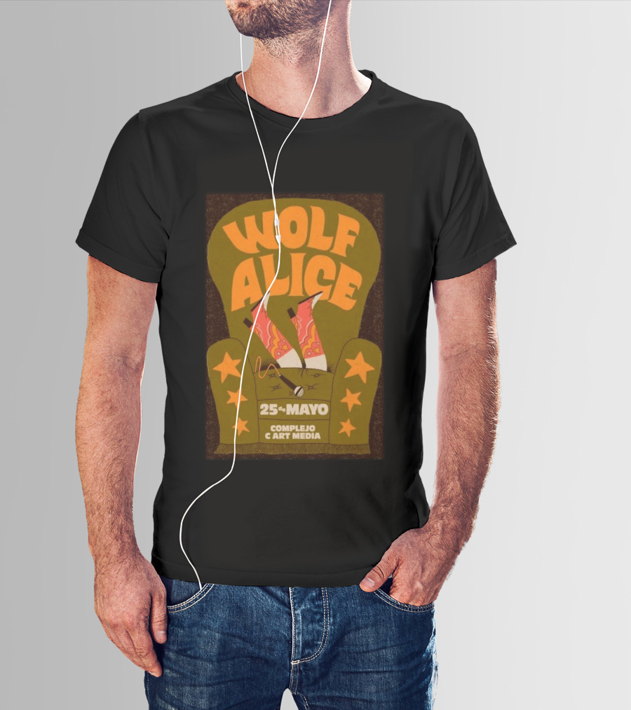 Wolf Alice Complejo C Art Media 25 De Mayo 2026 T-Shirt