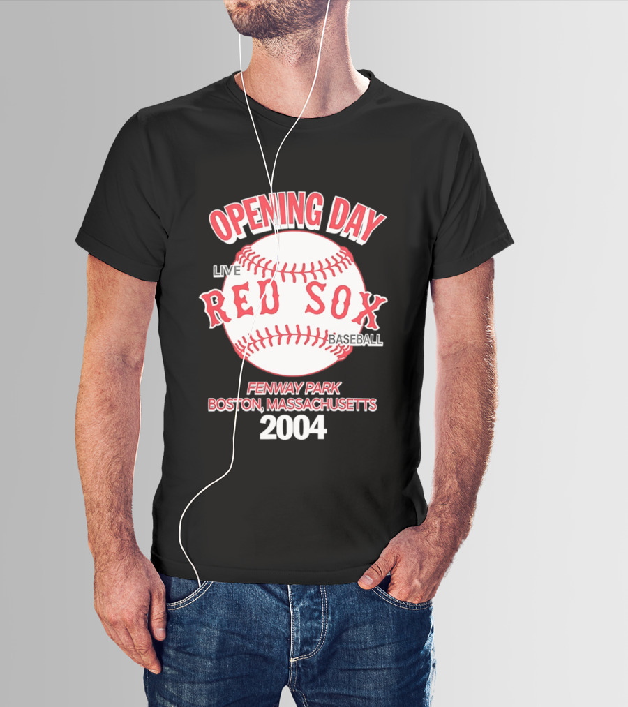 Opening Day Red Sox Fenway Park Boston Massachusetts 2004 T-Shirt