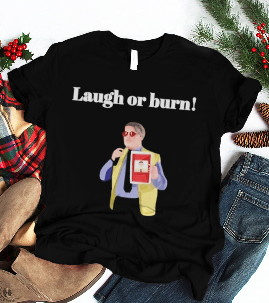 Hannibal Lecter Laugh Or Burn Will Graham The Running Man T-Shirt