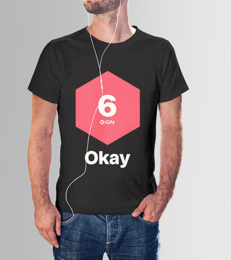 IGN Gaming Review Meme Culture 6 Okay Rating T-Shirt