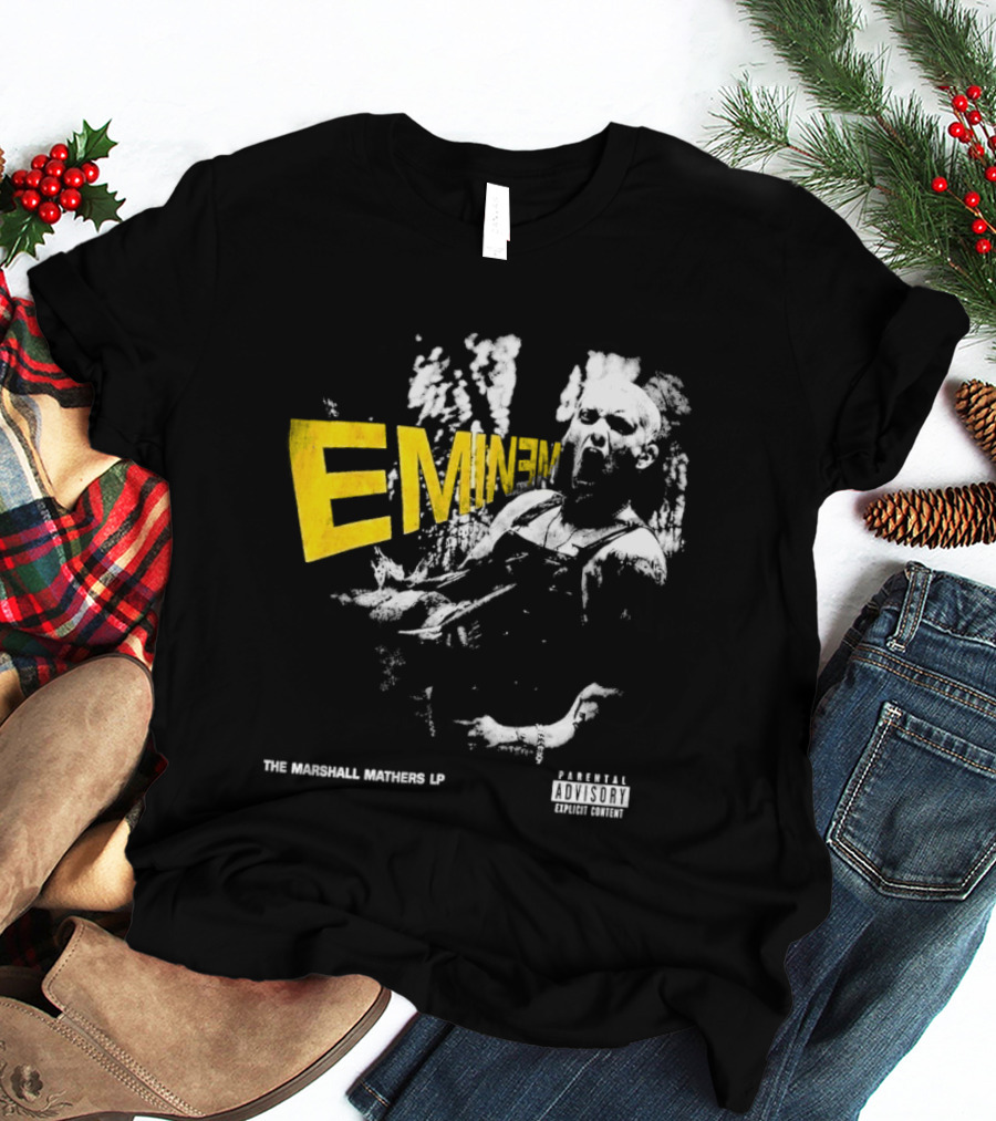 Dominik Szoboszlai Eminem The Marshall Mathers LP Parental Advisory T-Shirt