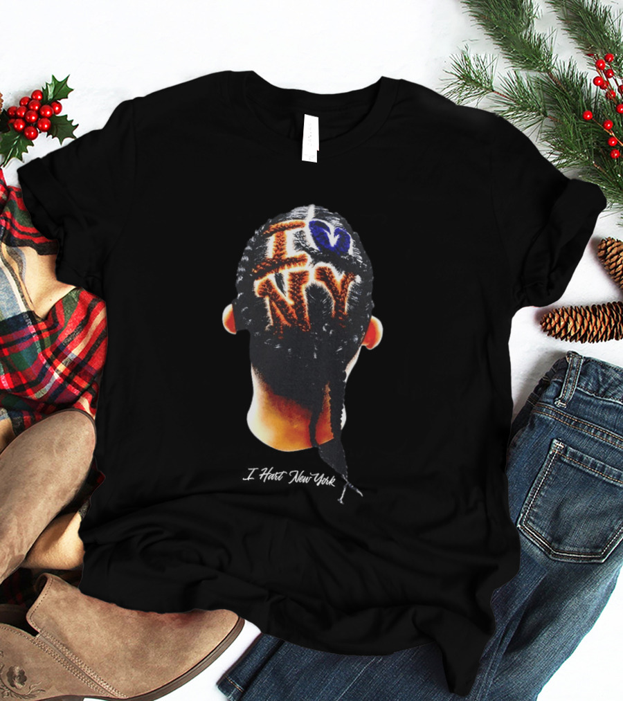 Josh Hart I Love New York Knicks NBA Hair 2026 T-Shirt