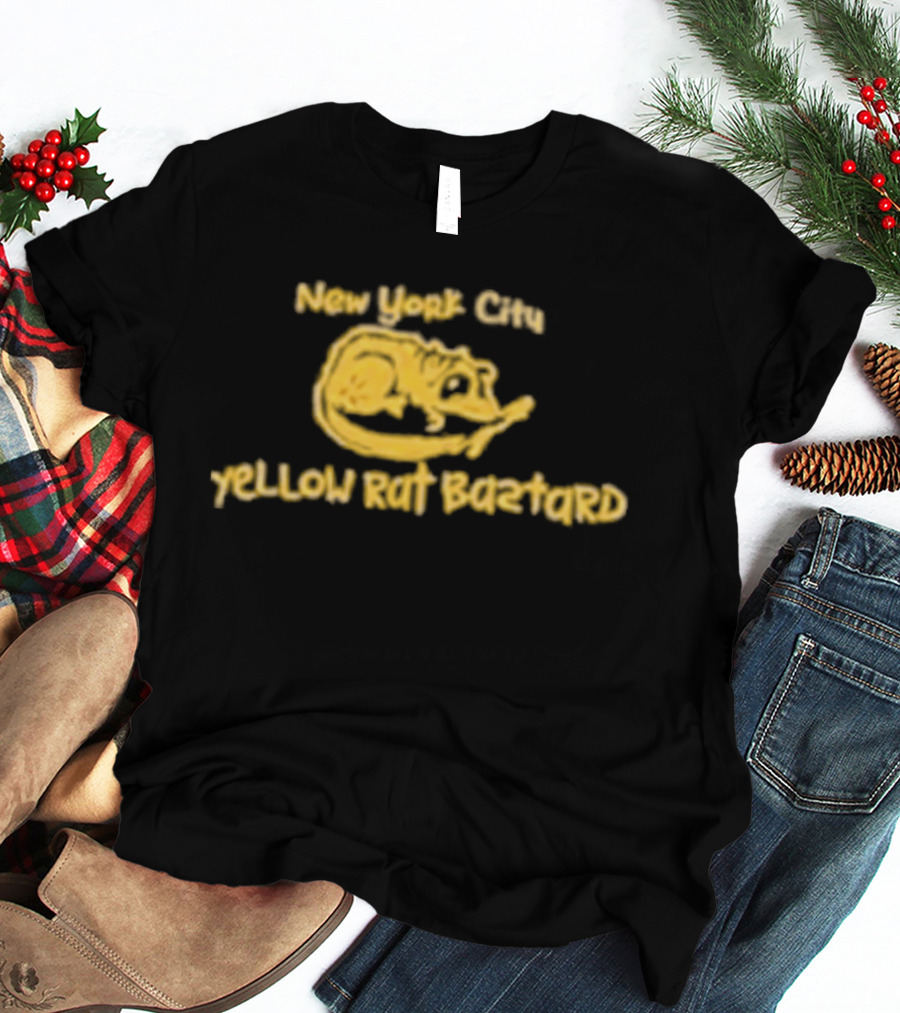 New York City Yellow Rat Bastard Iconic Urban Streetwear Brand T-Shirt