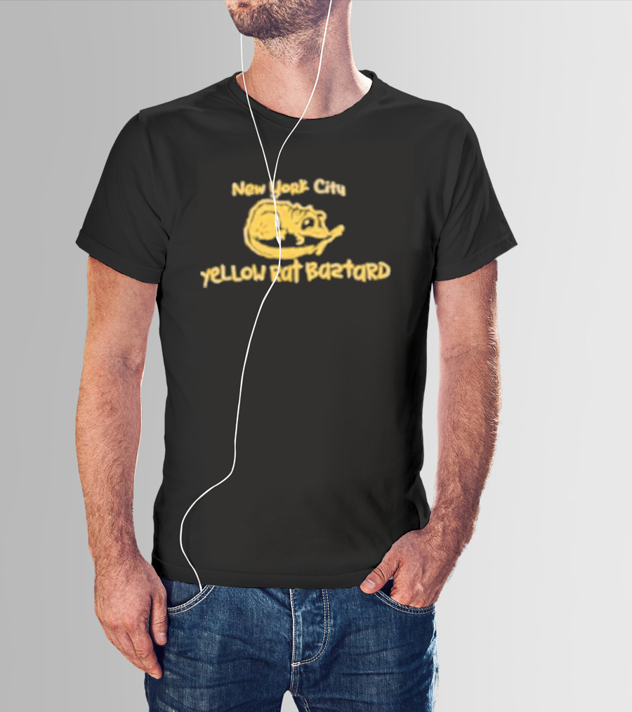 New York City Yellow Rat Bastard Iconic Urban Streetwear Brand T-Shirt
