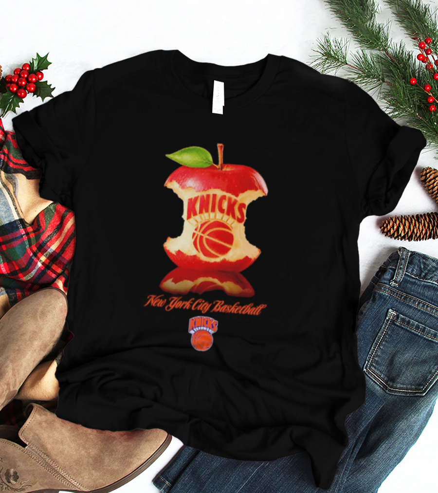 New York Knicks Big Apple Basketball NYC T-Shirt