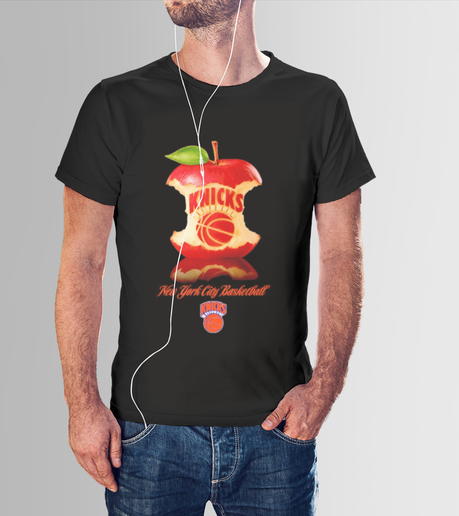 New York Knicks Big Apple Basketball NYC T-Shirt