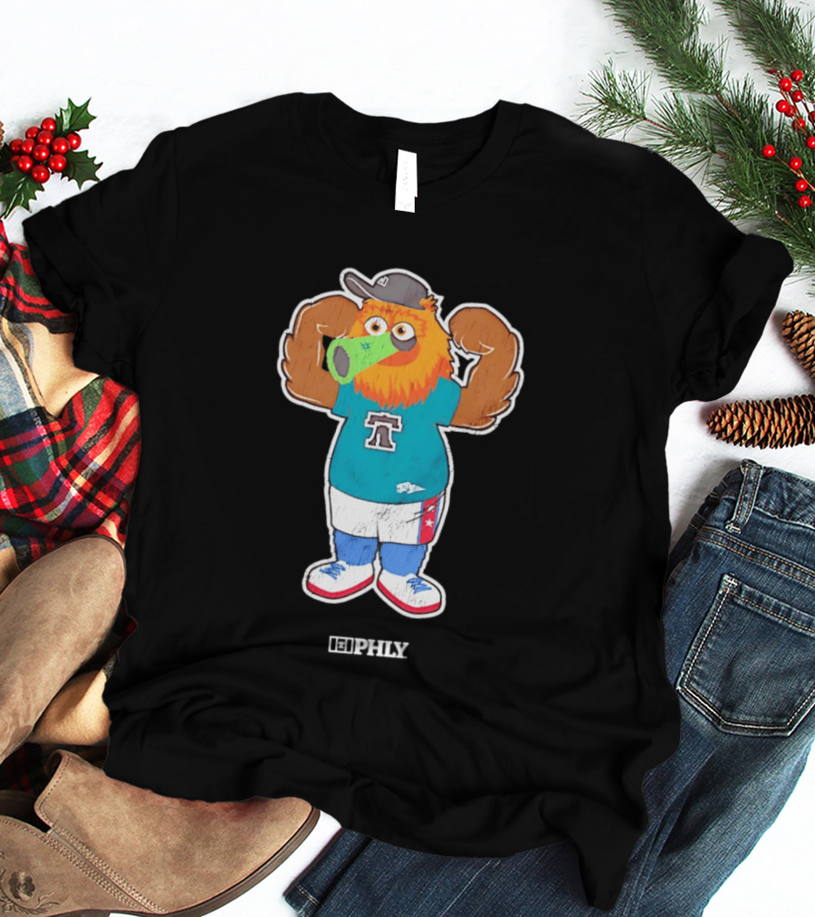 Phillie Phanatic Peashooter Phillies Eagles Plants Vs Zombies Mashup PHLY Fan T-Shirt