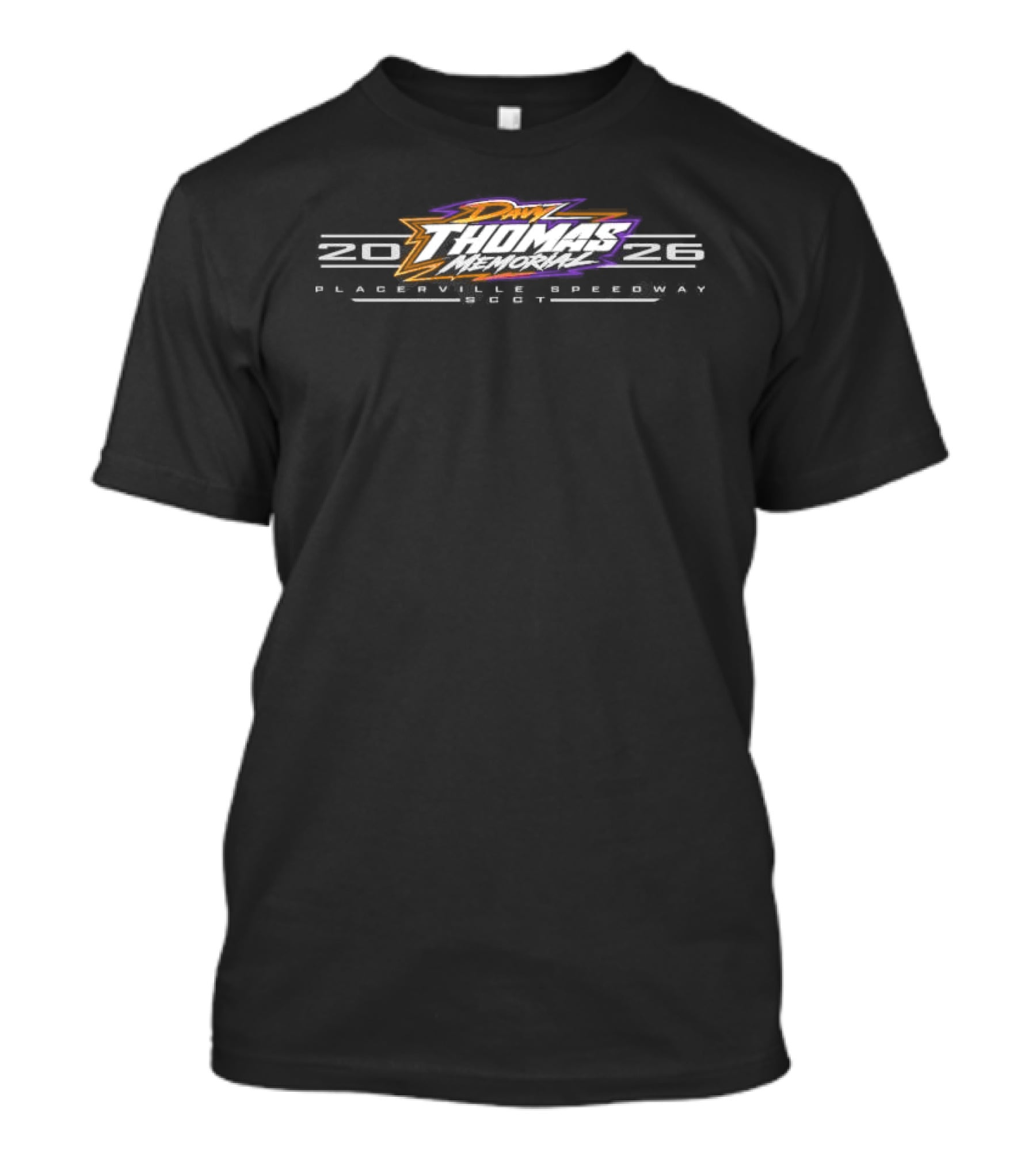 Original Davy Thomas Memorial 2026 Placerville Speedway Racing Event Scct T-Shirt