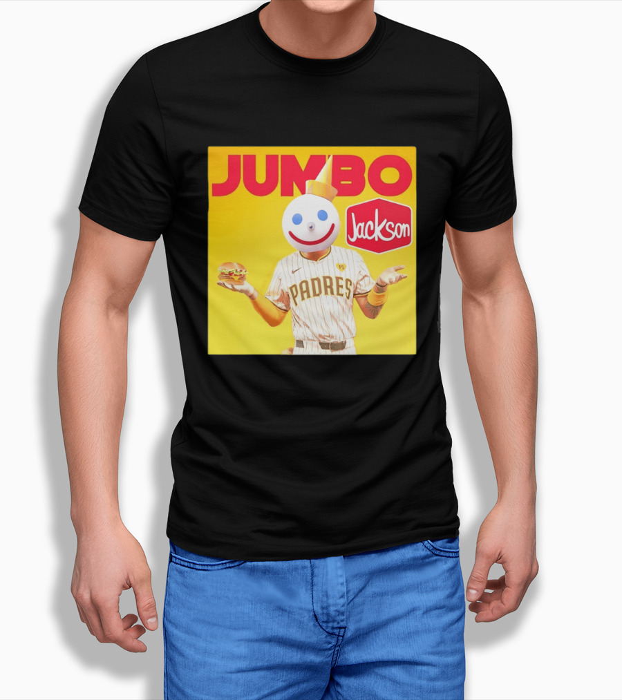 San Diego Padres MLB Jumbo Jack Jackson Collaboration T-Shirt