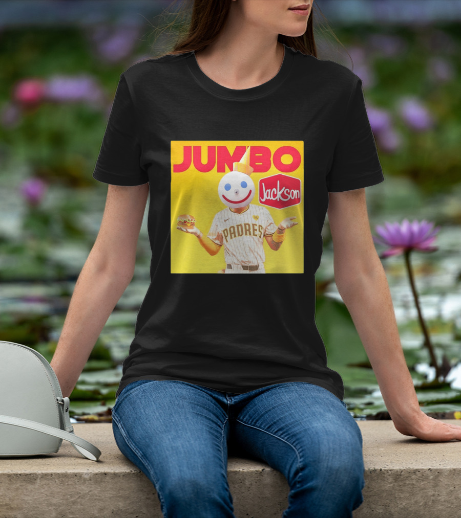 San Diego Padres MLB Jumbo Jack Jackson Collaboration T-Shirt